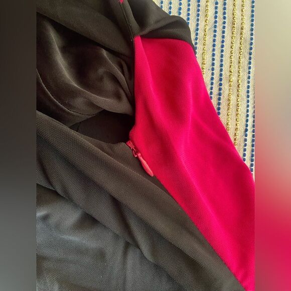 ALEXANDER WANG MIDI DRESS Black/pink Viscose Sleeveless Sz 4 NWT - Picture 12 of 16